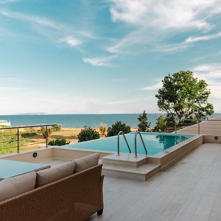Villa Vasillis-Heated Swimming Pool With Infinity View Vitaládes 외부 사진