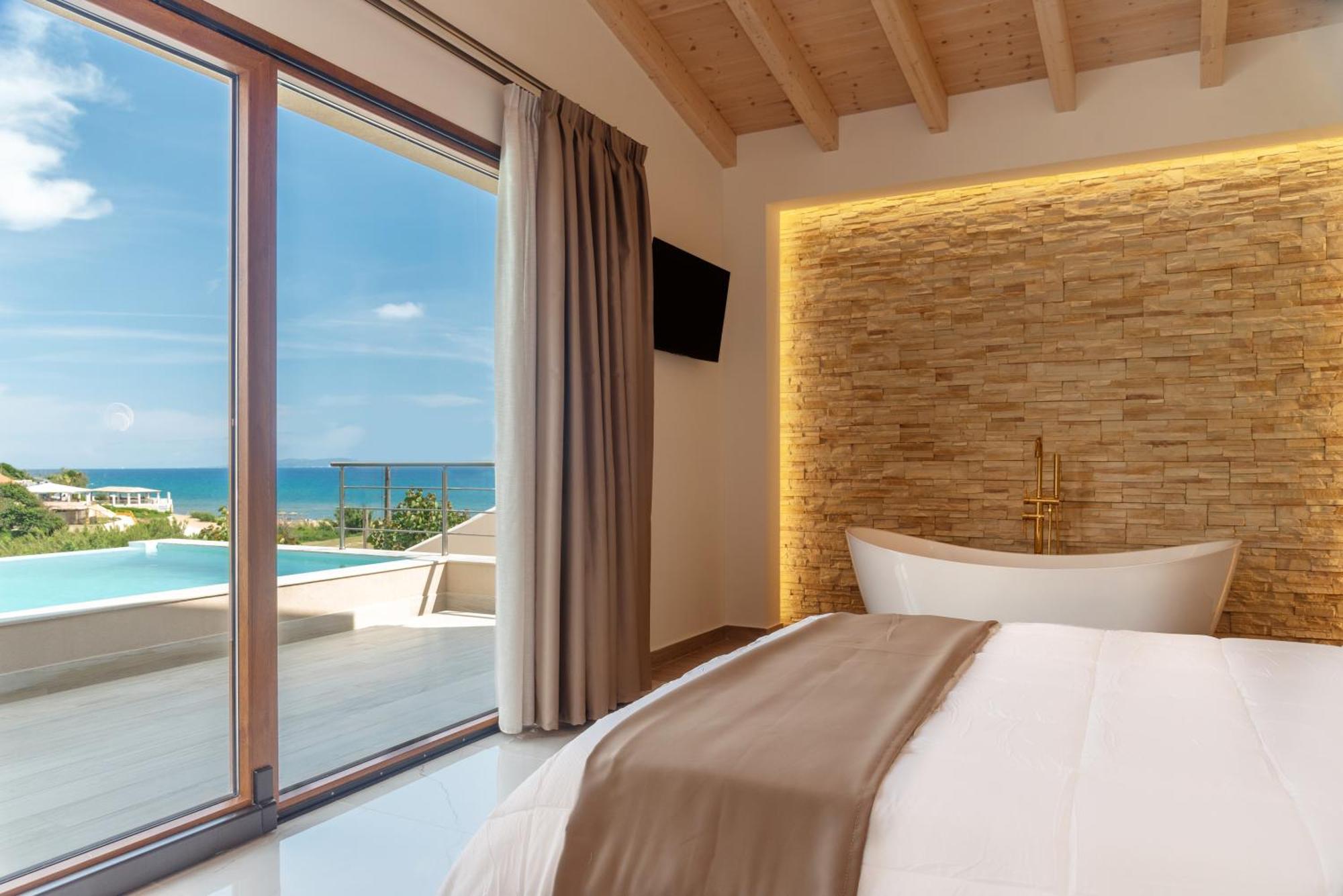 Villa Vasillis-Heated Swimming Pool With Infinity View Vitaládes 외부 사진