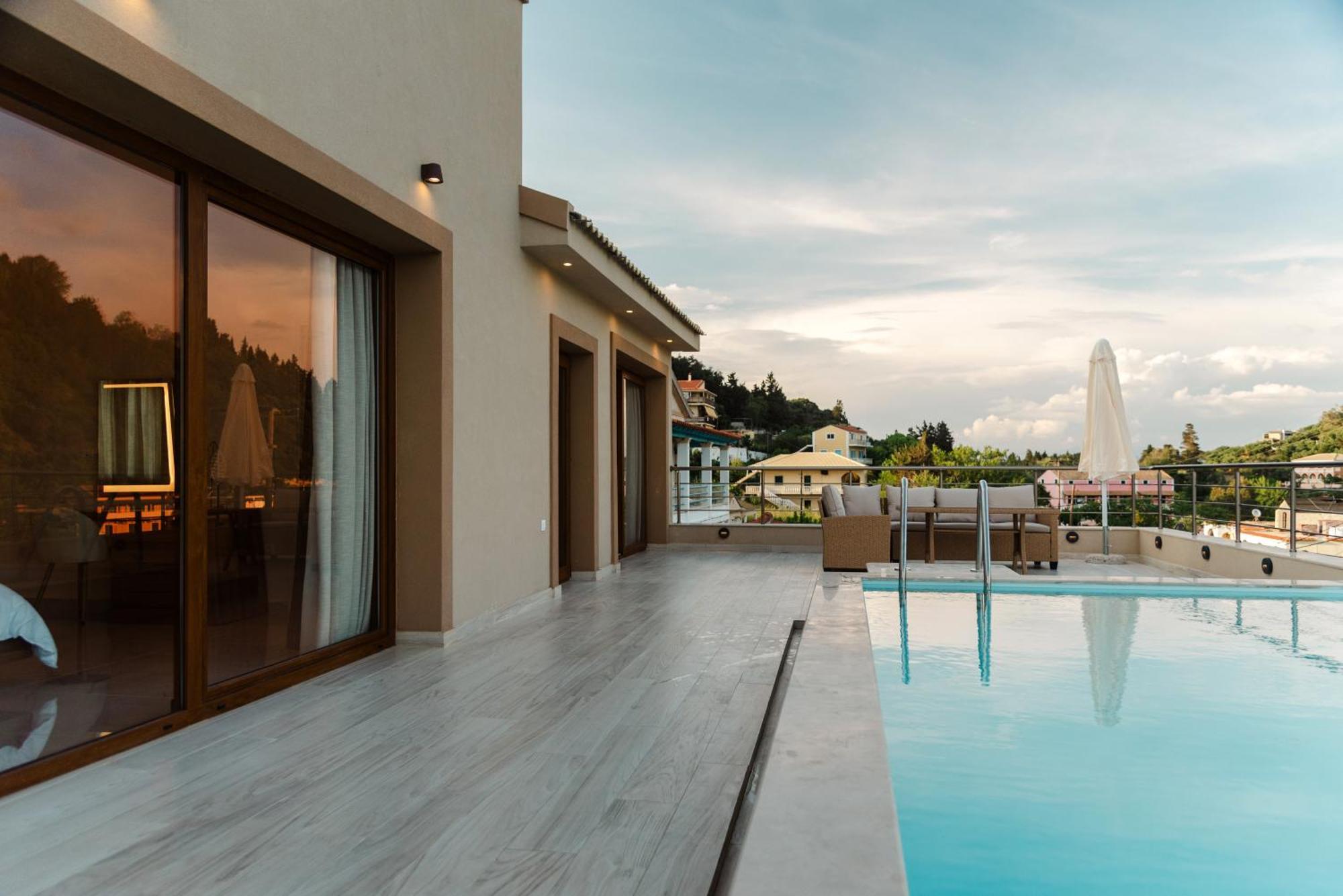 Villa Vasillis-Heated Swimming Pool With Infinity View Vitaládes 외부 사진